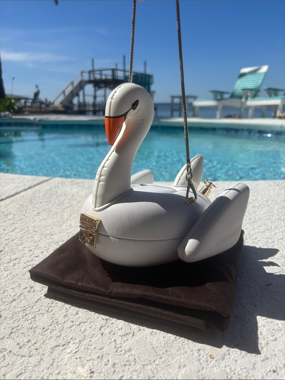 Kate Spade White Swan Bag - Picture 13 of 13